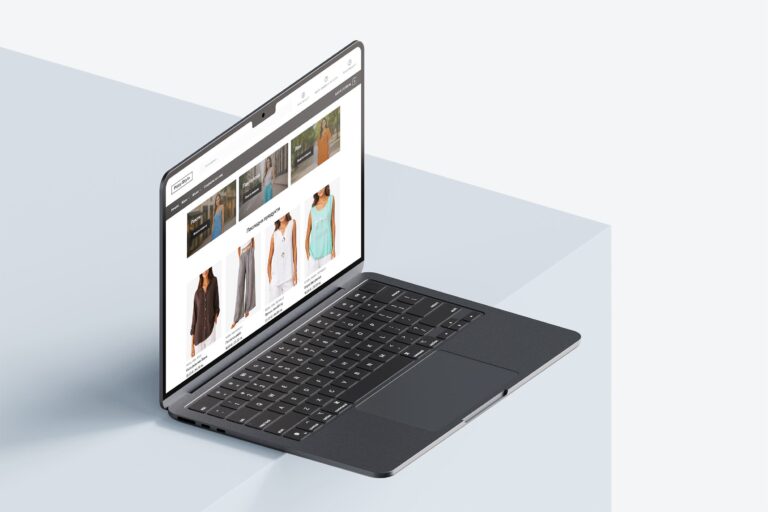 Уебсайт на Fizzy Style (fizzystyle.com) – начална страница на лаптоп, дизайн и изработка Бриз Студио